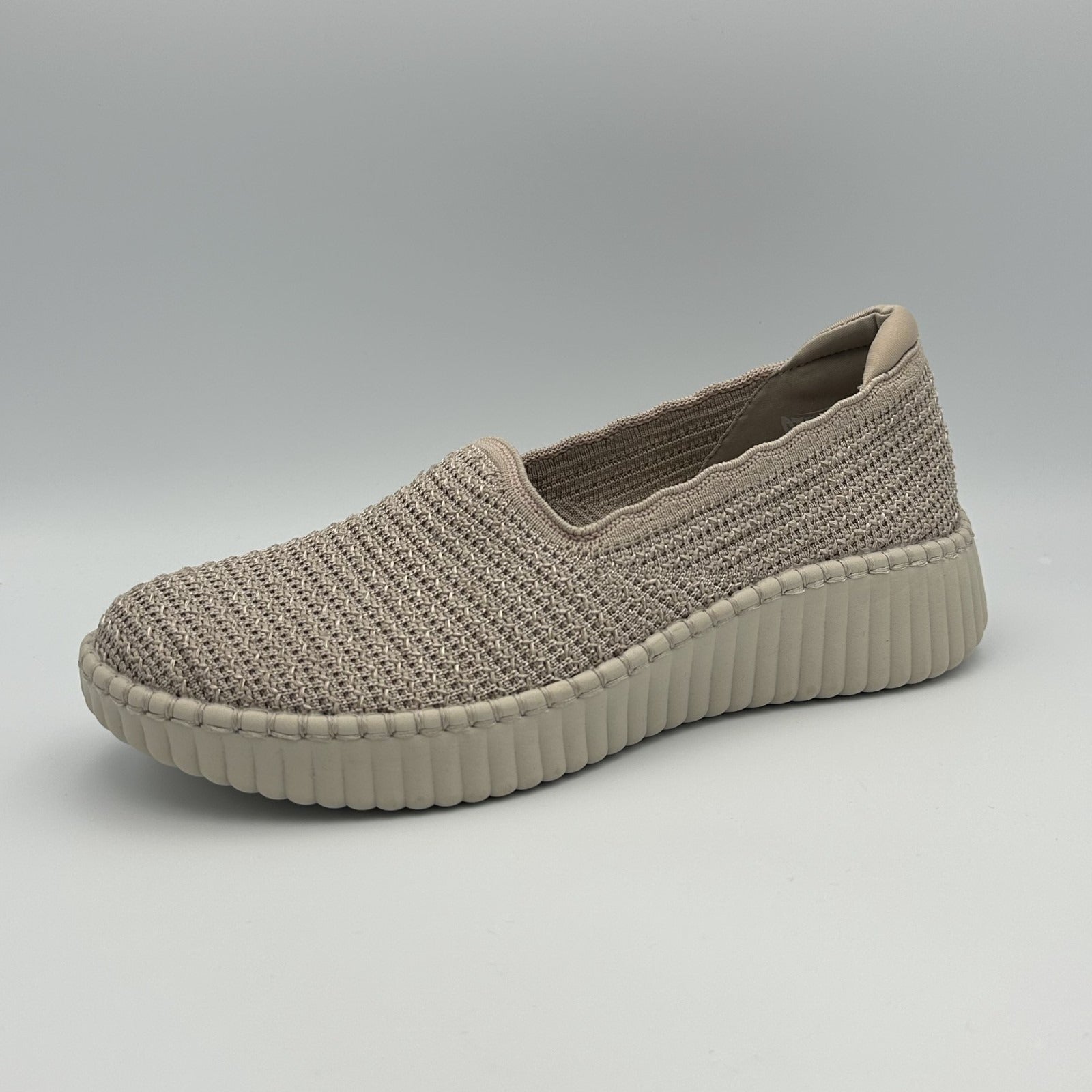 Skechers Air-Cooled Shoes Women's Size 11 Brown Memory Foam Slip On 100715
